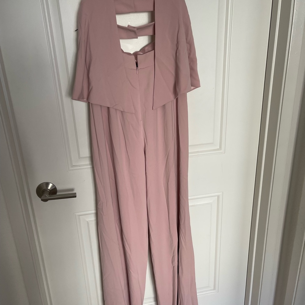 Formal jumpsuit. Open back